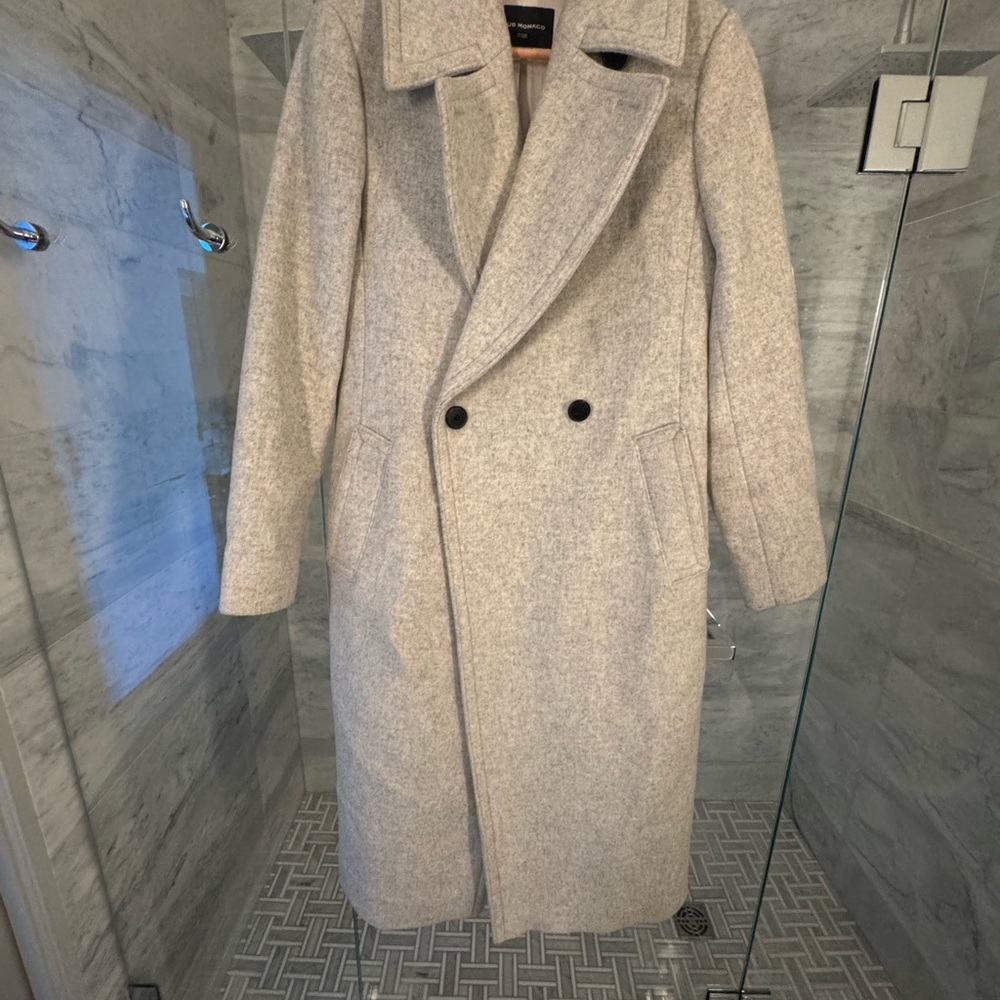 Club Monaco Beige Wool Coat